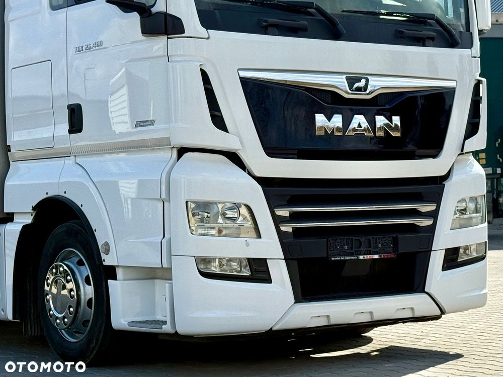 MAN TGX 26.460 / FIRANKA / 23 EUROPALETY / 6x2 / ZSUWANY DACH / PODNOSZONA OŚ / 2019 ROK / SYPIALKA / AUTOMAT / EURO 6 / 12 870 KG ŁADOWNOŚCI - 9