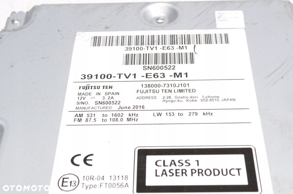HONDA CIVIC IX LIFT RADIO NAWIGACJA - 2