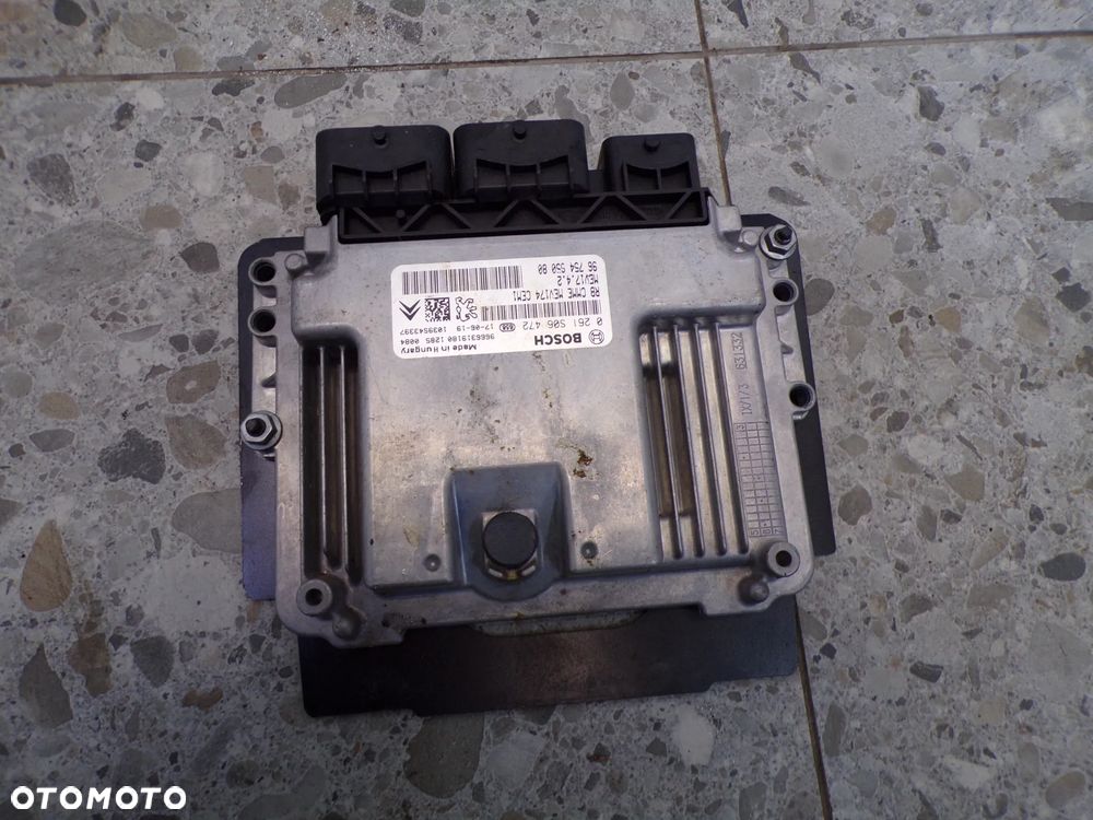 KOMPUTER STEROWNIK SILNIKA CITROEN BERLINGO III 9666319180 - 4