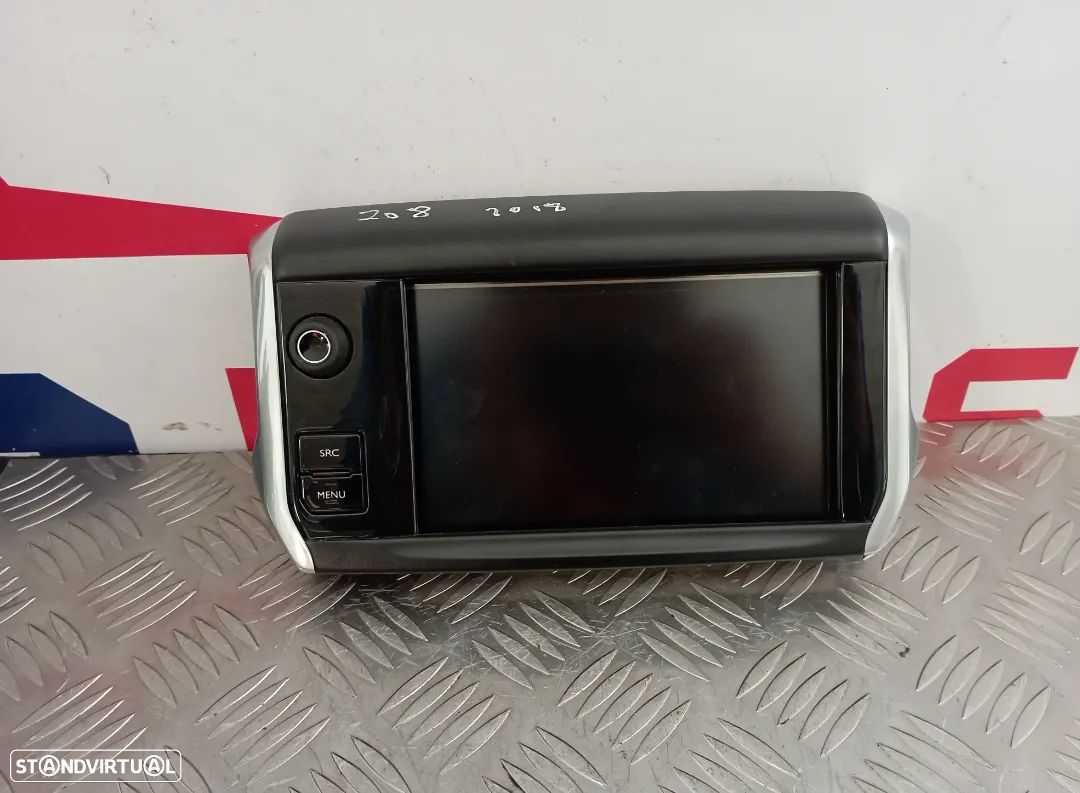 Display Navegação GPS Peugeot 208 / 2008 2018 Ref. 9825029180 - 1