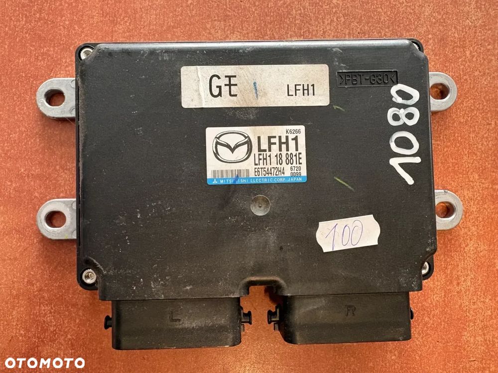STEROWNIK KOMPUTER SILNIKA ECU MAZDA 6 GY 2.0 LFH118881E E6T54472H4 - 1