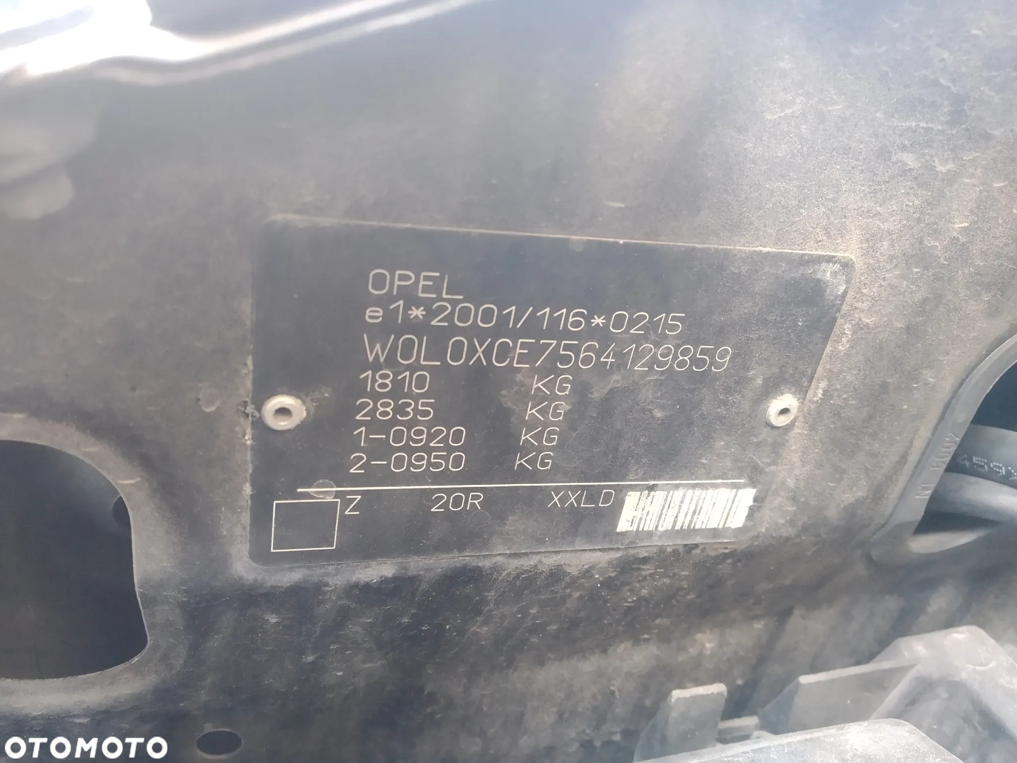 OPEL MERIVA A  02 - 05 1.4 Z14XEP - KLAPKA WLEWU PALIWA Z20R - 29