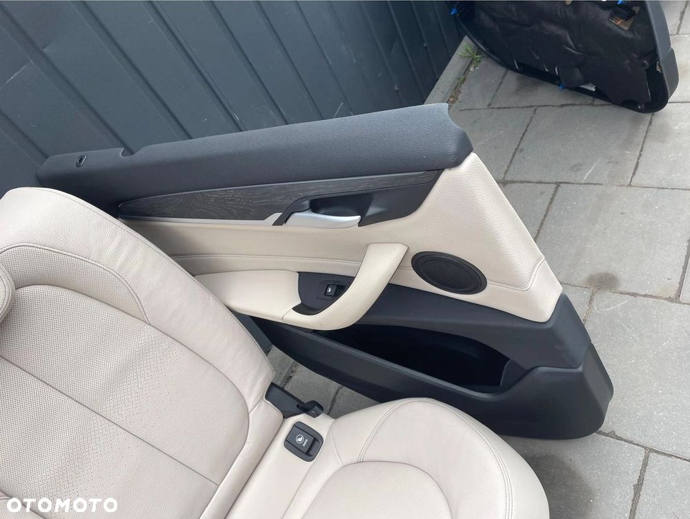 FOTELE TAPICERKA BMW X1 F48 SKÓRA ELEKTRYCZNE GRZANE OYSTER - 10