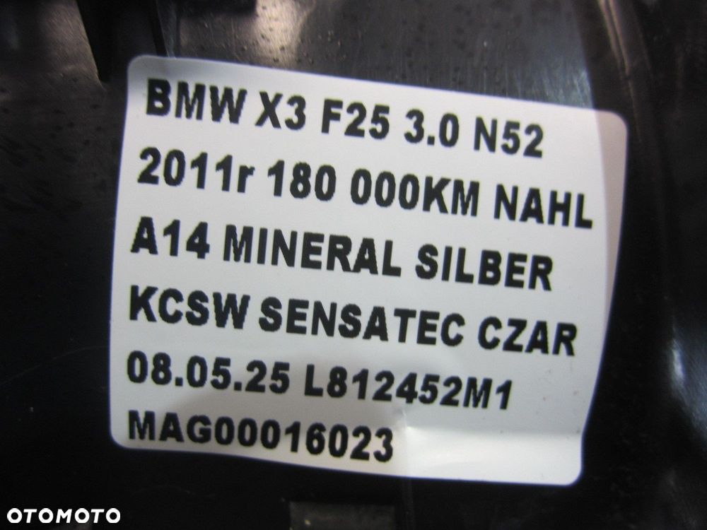 BMW X3 F25 OSŁONA PASA TYLNEGO TYŁ NAKŁADKA PROGU CHROM 9175133 7250959 - 15