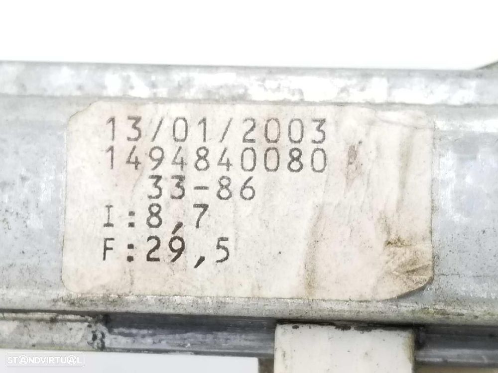 ELEVADOR DE VIDRO TRASEIRO DIREITO PEUGEOT 807 2003 -1494840080 - 3