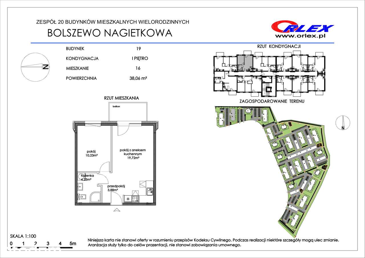Słoneczne mieszkanie. Bolszewo ul. Nagietkowa 38/16