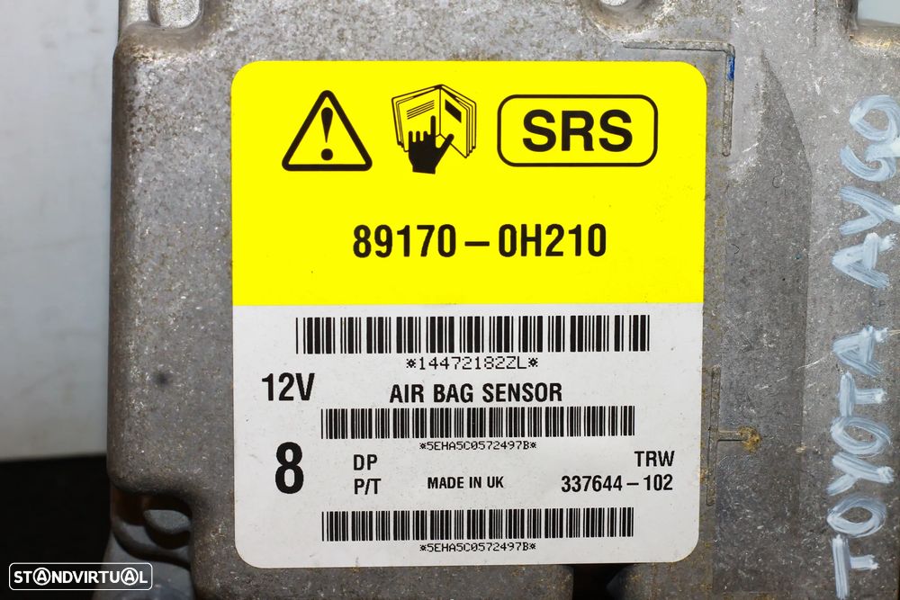 CENTRALINA DE AIRBAG TOYOTA AYGO - 5