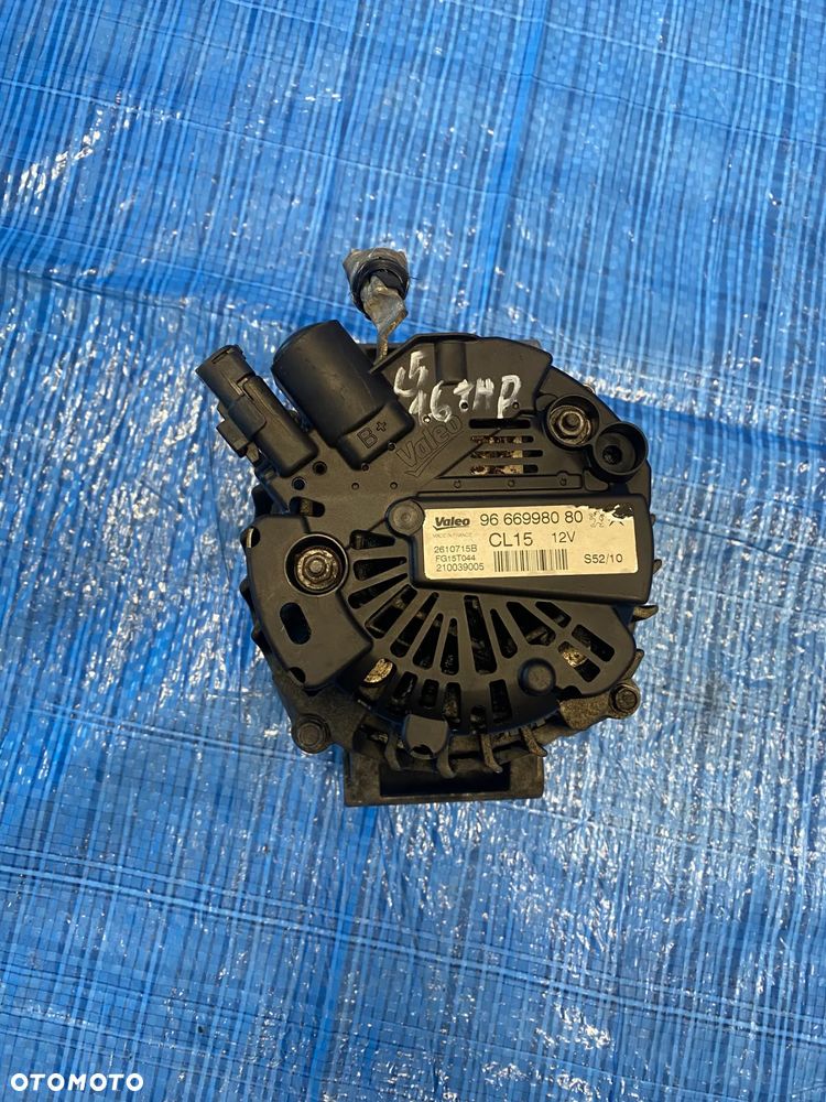 ALTERNATOR CITROEN PEUGEOT 1.6THP 1.6VTI  96669980 VALEO ORYGINAŁ - 4