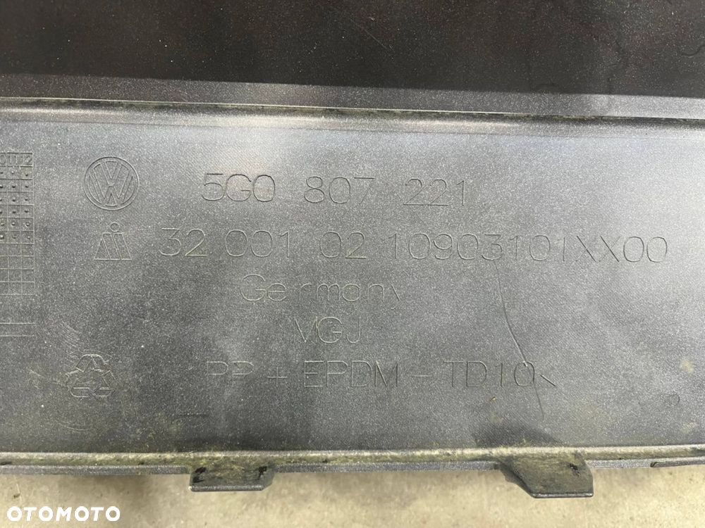 Zderzak przedni VW Golf VII 7 12-16r. Przedlift przód PDC 5G0807221 - 10