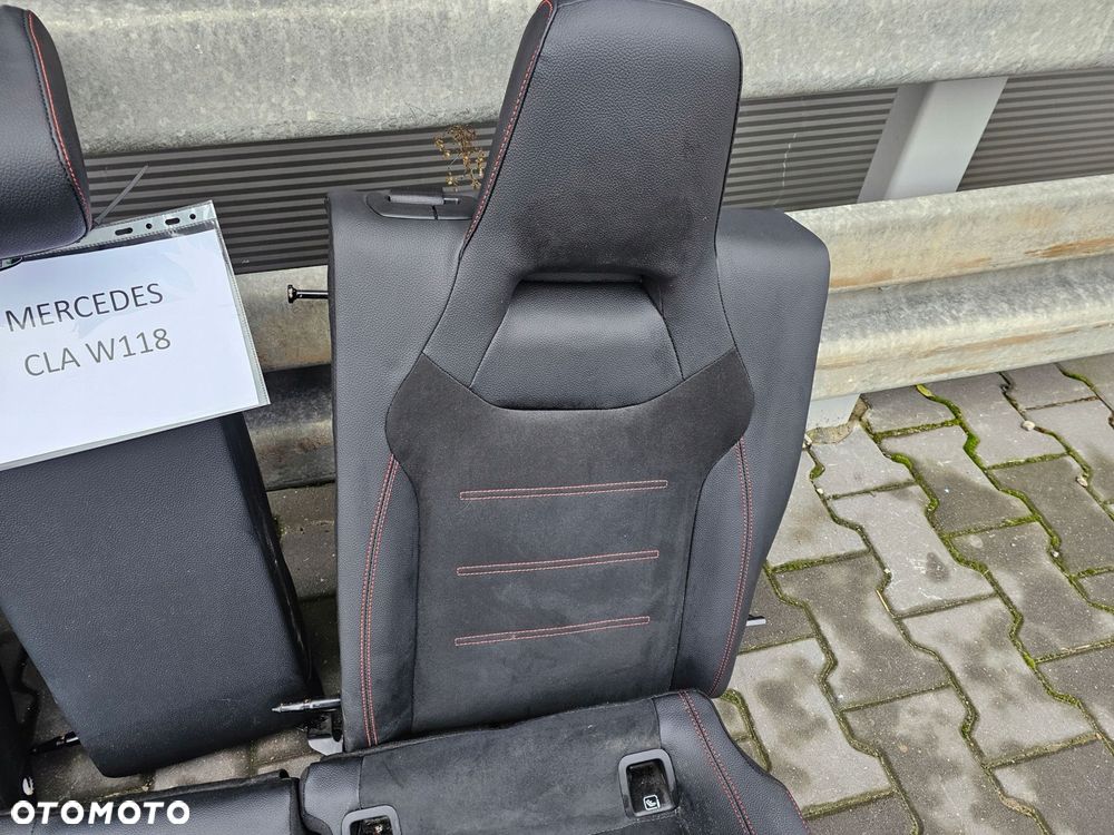 kanapa tył tylna fotele fotel siedzisko mercedes cla w118 amg - 6