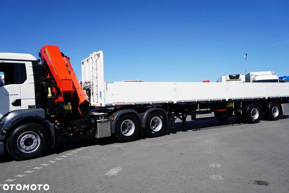 MAN TGS 33.510 / 6 X 4 / HDS PALFINGER PK 42 002 SH-E / WYSIĘG 17 M - 33