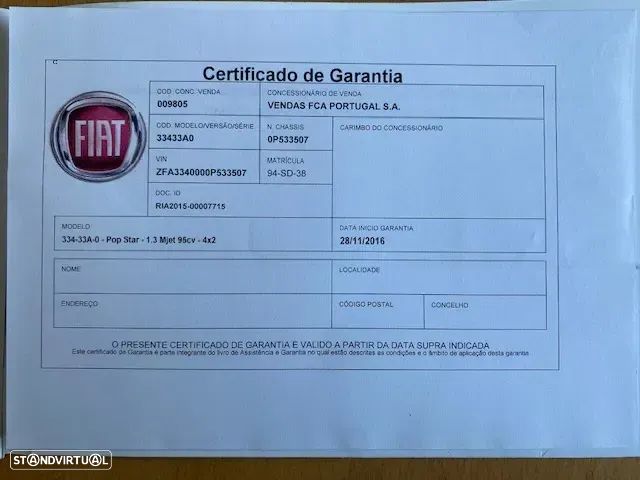 Fiat 500X 1.3 MJ Pop Star J17 S&S - 17