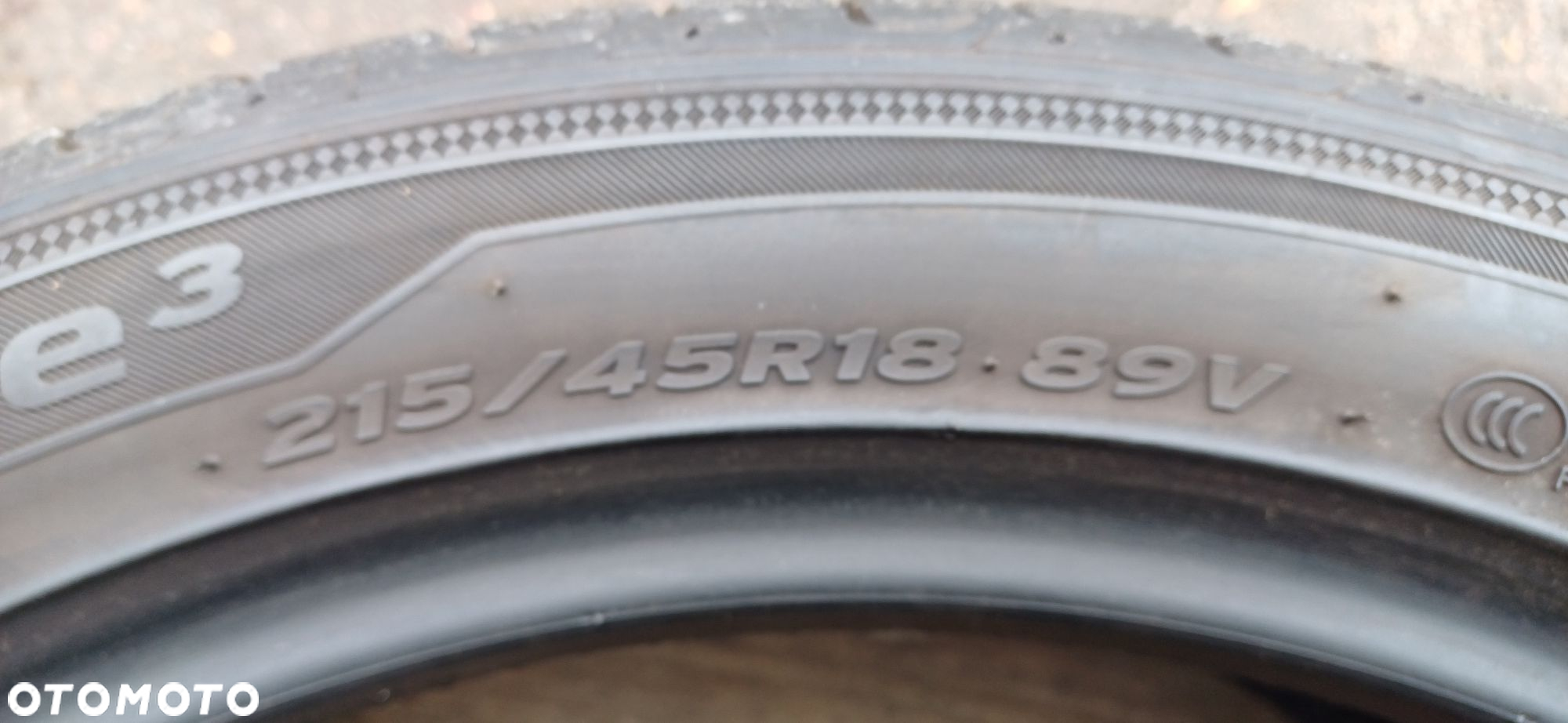 215/45R18 89V HANKOOK , komplet opon letnich. - 7