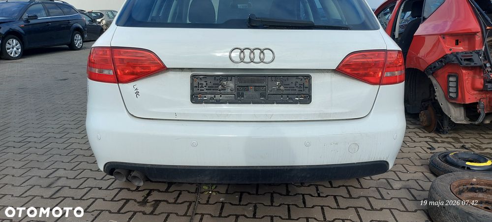 Audi A4 B8 Avant 08- Klapa Bagażnika Tył Tylna LY9C Kolor Biała - 1