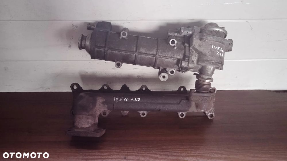 Chłodnica spalin zawór EGR Iveco Daily 35C18 504136967 kolektor wydechowy 504073822 - 1