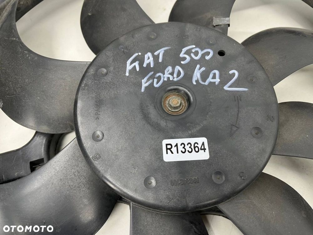 Wentylator chłodnicy Fiat 500 Ford Ka MK2 1.2 8v wiatrak obudowa 51787111 - 6