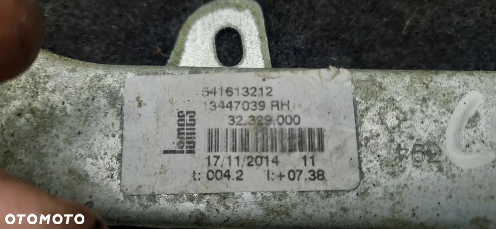 Opel Corsa e podnośnik szyby Prawy przód 13447039 541613212 Wiązka elektryczna prawych drzwi  13426867 13359459 - 2