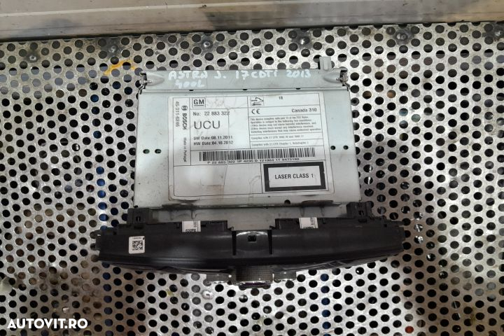 Radio cd 22883322 22883322 Opel Astra J [facelift] [2012 - 2018] Spor - 2