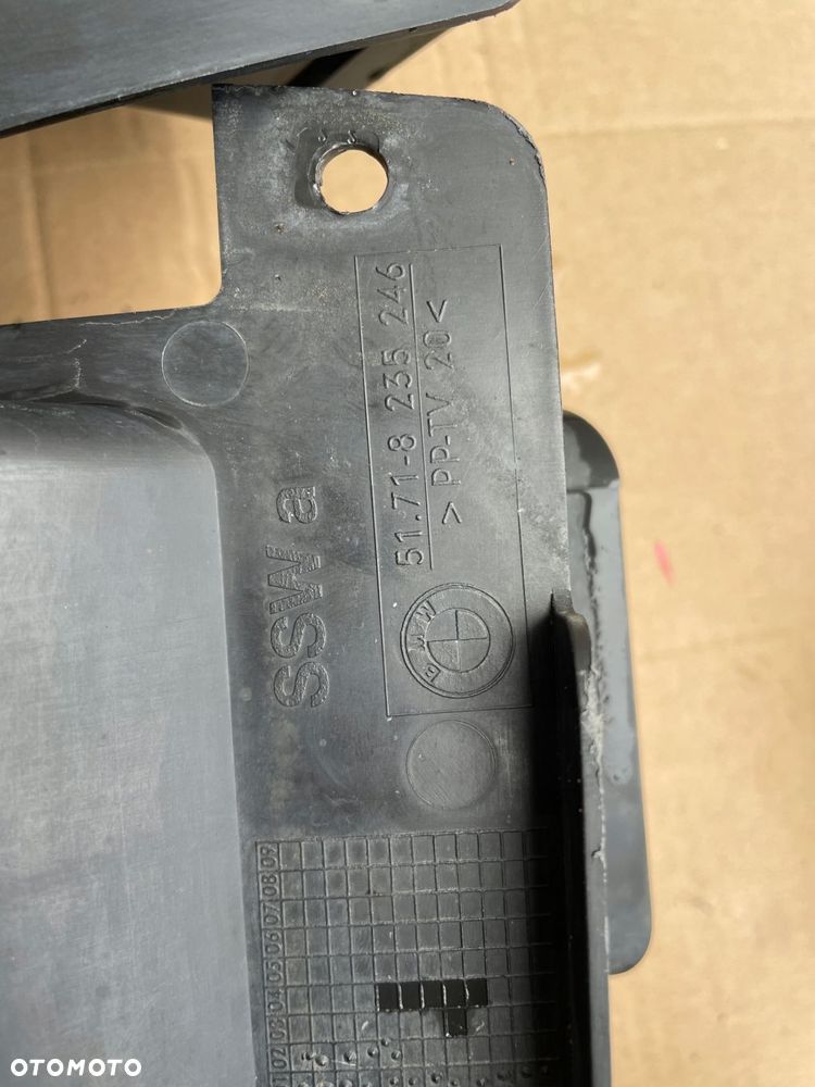 wlot kanał na tarcze lewy prawy bmw e46 coupe cabrio przedlift komplet - 6