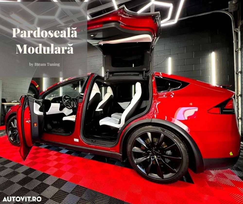 Pardoseala Modulara pentru Garaj si Ateliere Detailing - Rosu - 5