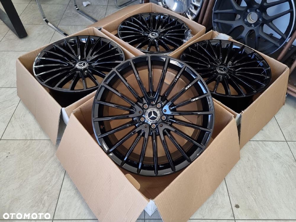 Nowe Czarne Felgi Amg Mercedes S Klasa W223 W222 21 Cali - 2