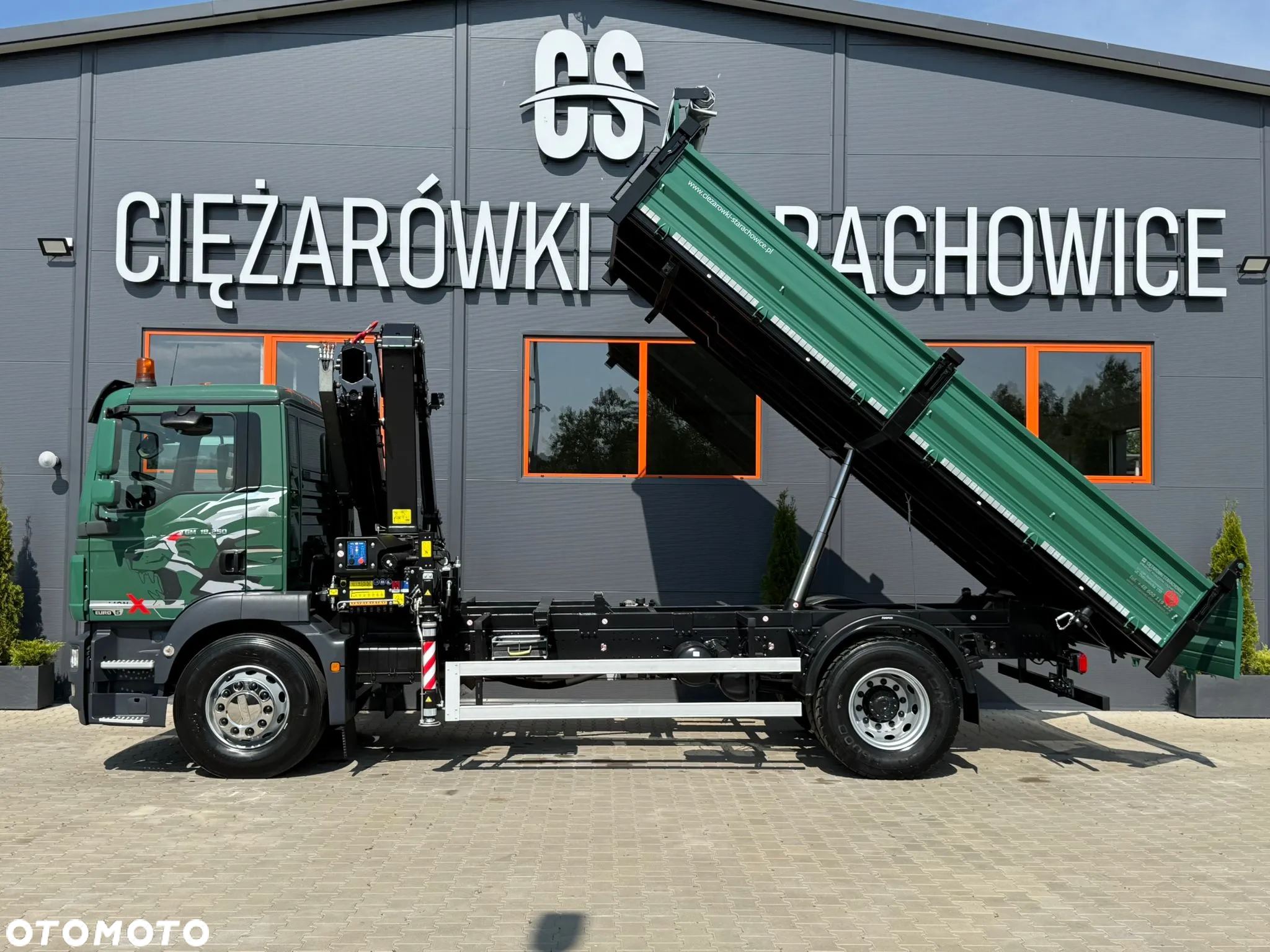 MAN TGM TGL TGS 18.250 // E5 // wywrotka 3-S + HDS HMF 1420 - K2 // budowlanka // energetyka //żuraw dzwig kran crane // Świeżo sprowadzony - 14