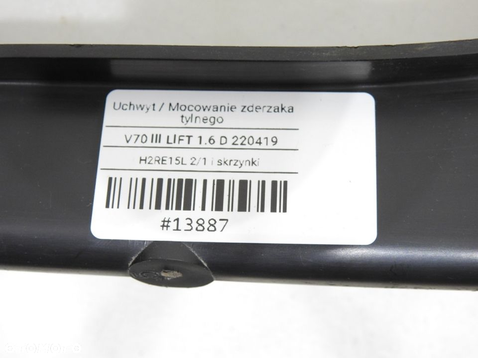 ŚLIZG ZDERZAKA TYŁ VOLVO V70 III LIFT 30678653 - 7