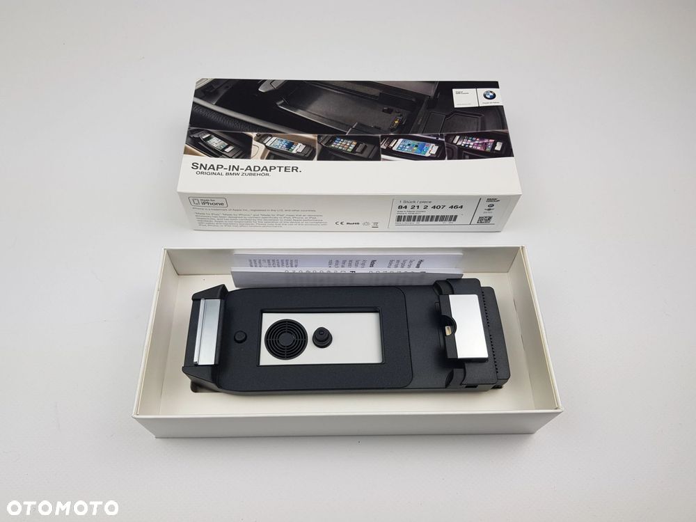 NOWA ORYGINALNA Uchwyt Ładowarka indukcyjna telefonu BMW F10 F30 2407464 - 9