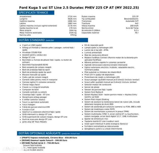 Ford Kuga 2.5 Duratec PHEV ST Line - 4