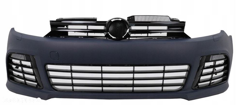 Zderzak Przod kpl Grill Kratki Led R20 R-Look Tuning Vw Golf VI 6 5k 5k0 - 2
