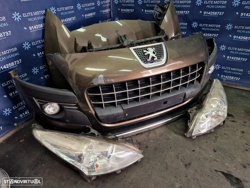 Frente completa usada PEUGEOT 3008 1.6 HDI capot parachoques oticas guardalamas radiador - 1