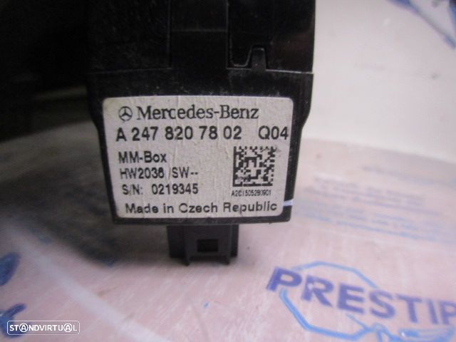 Modulo  A2478207802 MERCEDES EQB X243 2022 350 292CV 5P PRETO AUX E USB - 3
