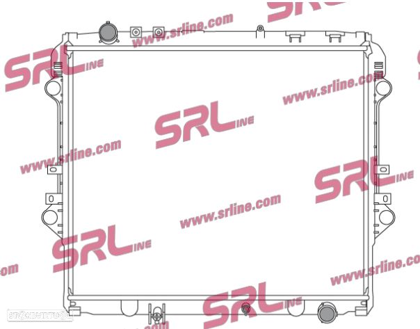 Radiador da Toyota Hilux GUN125L 2015- 16400-0L460 164000L460 - 1