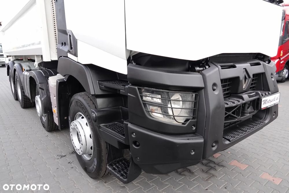 Renault C 460 / 8x4 / WYWROTKA / HYDROBURTA / BORDMATIC / EURO 6 / OPONY 100% / SPROWADZONY / PO KONTRAKCIE SERWISOWYM - 11