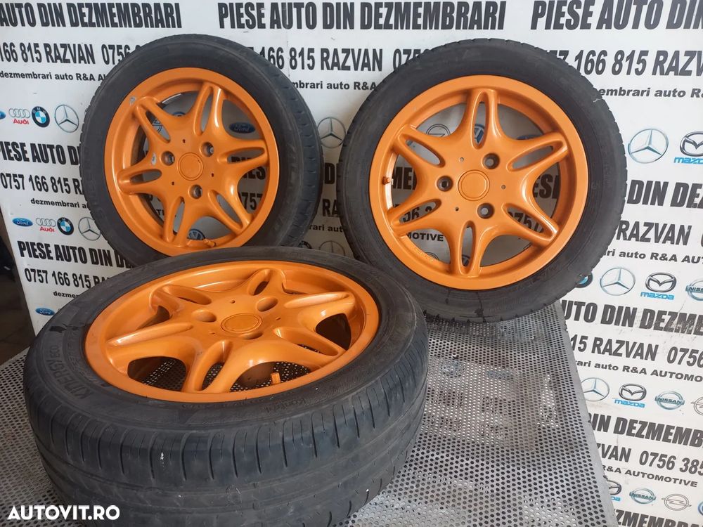 Jante Janta Aluminiu Fata/Spate Smart Fortwo 175/55R15 Si 145/65R15 - 2