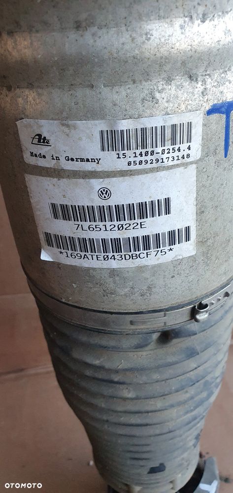 Amortyzator mcperson prawy tył tylny VW Touareg 7L 7L6512022E - 5