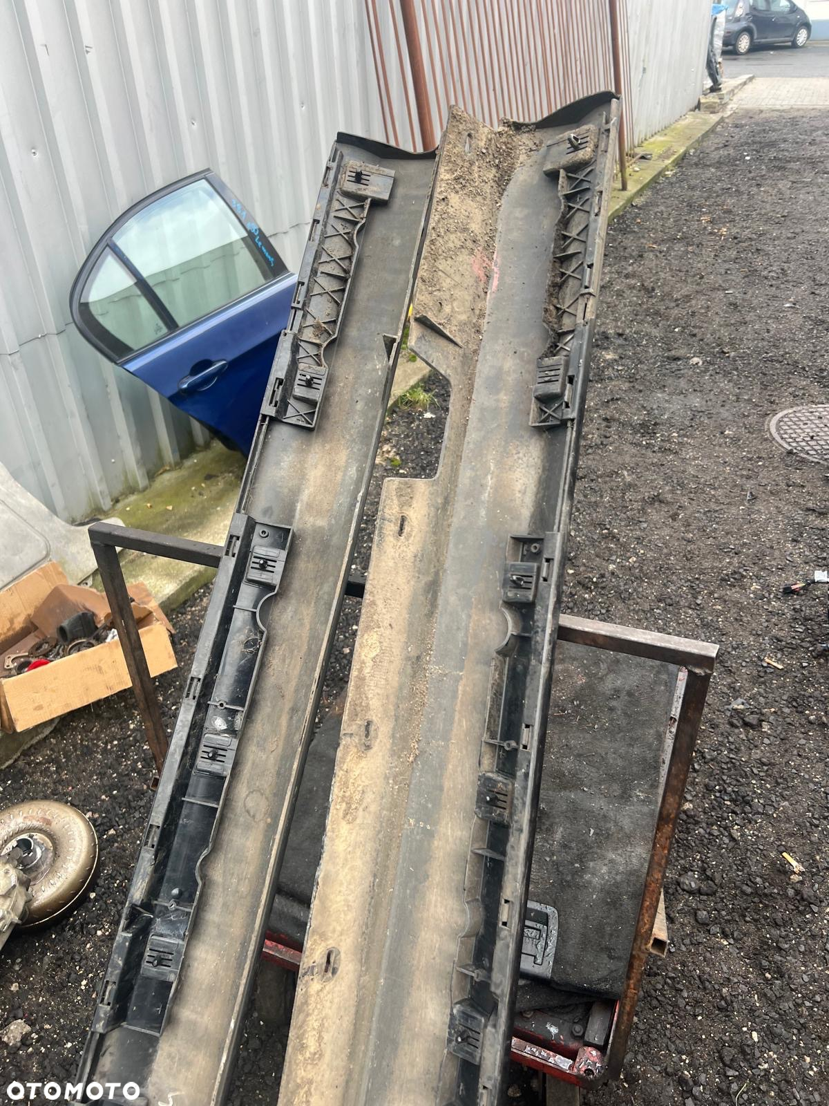Nakładka progowa nakładki e90 e91 lift lci 475 BlackSapphire lewa prawa idealne + ślizgi - 5