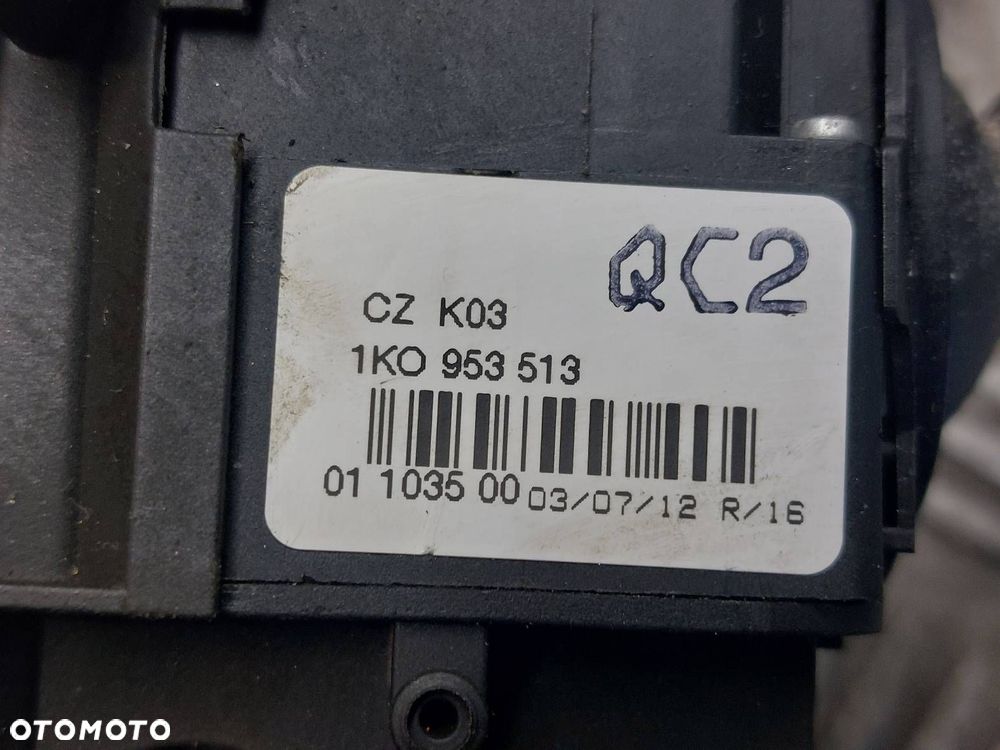 MANETKA PRZEŁĄCZNIK ZESPOLONY TAŚMA SYGNAŁU AUDI A3 8P 1K0959653 1K0953519A - 6
