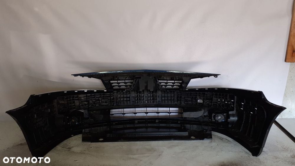 ^ ZDERZAK PRZÓD PRZEDNI RENAULT LAGUNA 2 II LIFT FL NIEBIESKI TED44 HALOGENY - 4