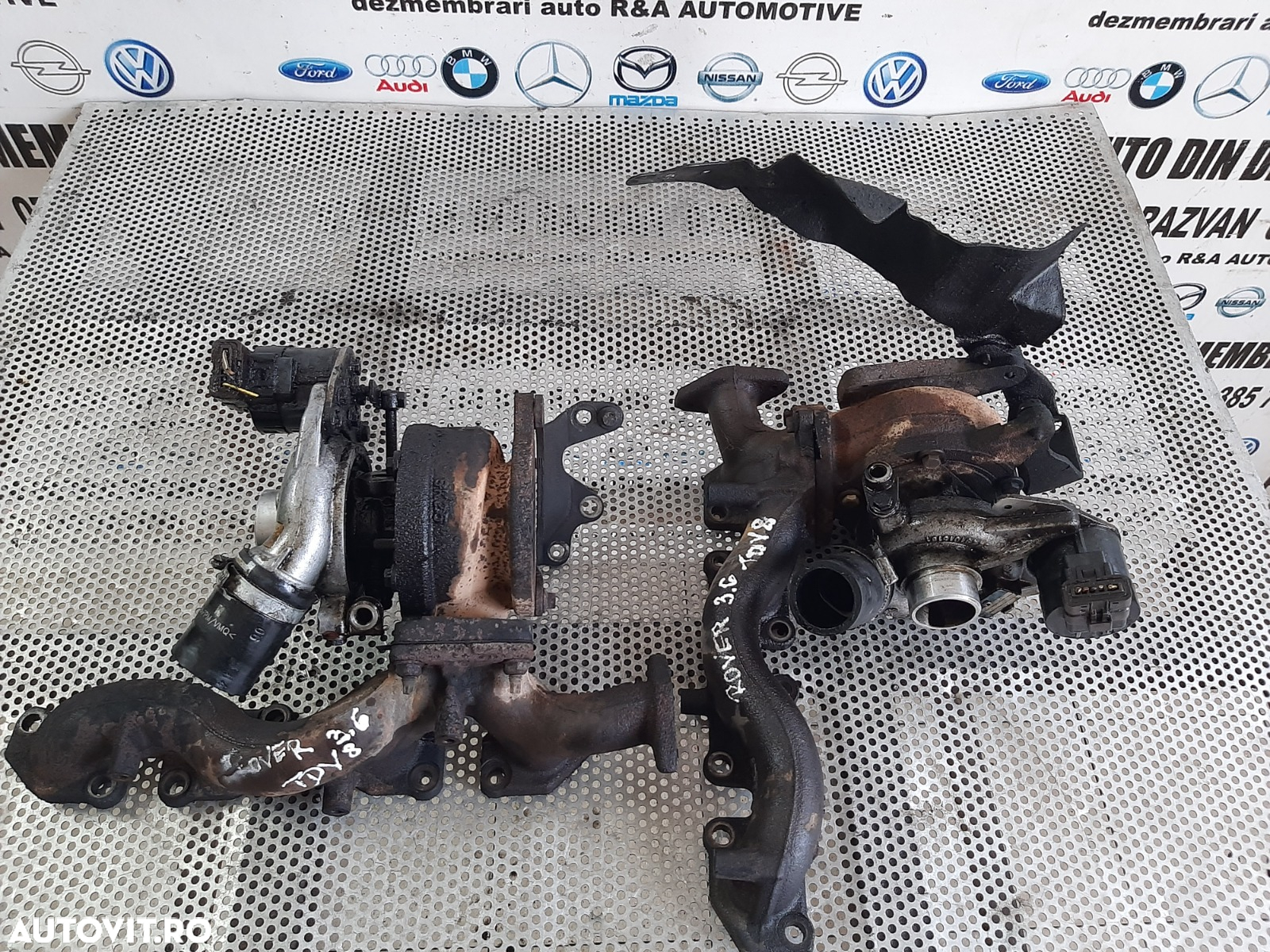 Turbo Turbina Bi-Turbo Stanga Dreapta Land Rover Range Rover Vogue L322 Sport L320 3.6 Tdv8 Motor 3 - 7