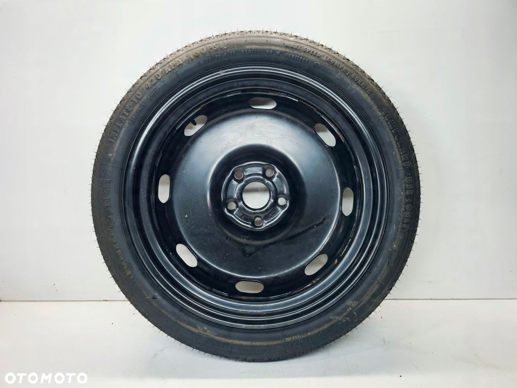 KOŁO DOJAZDOWE AUDI A3 8P VOLKSWAGEN SEAT SKODA 1K0601027B R18 JAK NOWE - 10