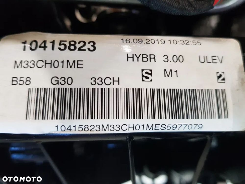 SILNIK KPL. B58B30C 3.0i BMW X5 X6 X7 G20 G30 G11 G05 G06 G07 HYBRID - 9