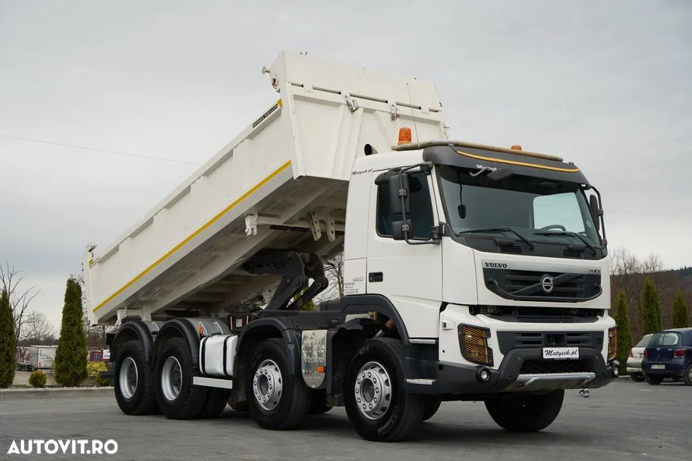 Volvo FMX 420 / 8X4 / BASCULATOR CU 2 LATE / HYDRODOLTA / HYDRODOLTAPA / BODRMATIC / MEILLER KIPPER / I-SHIFT / EURO 5 - 7