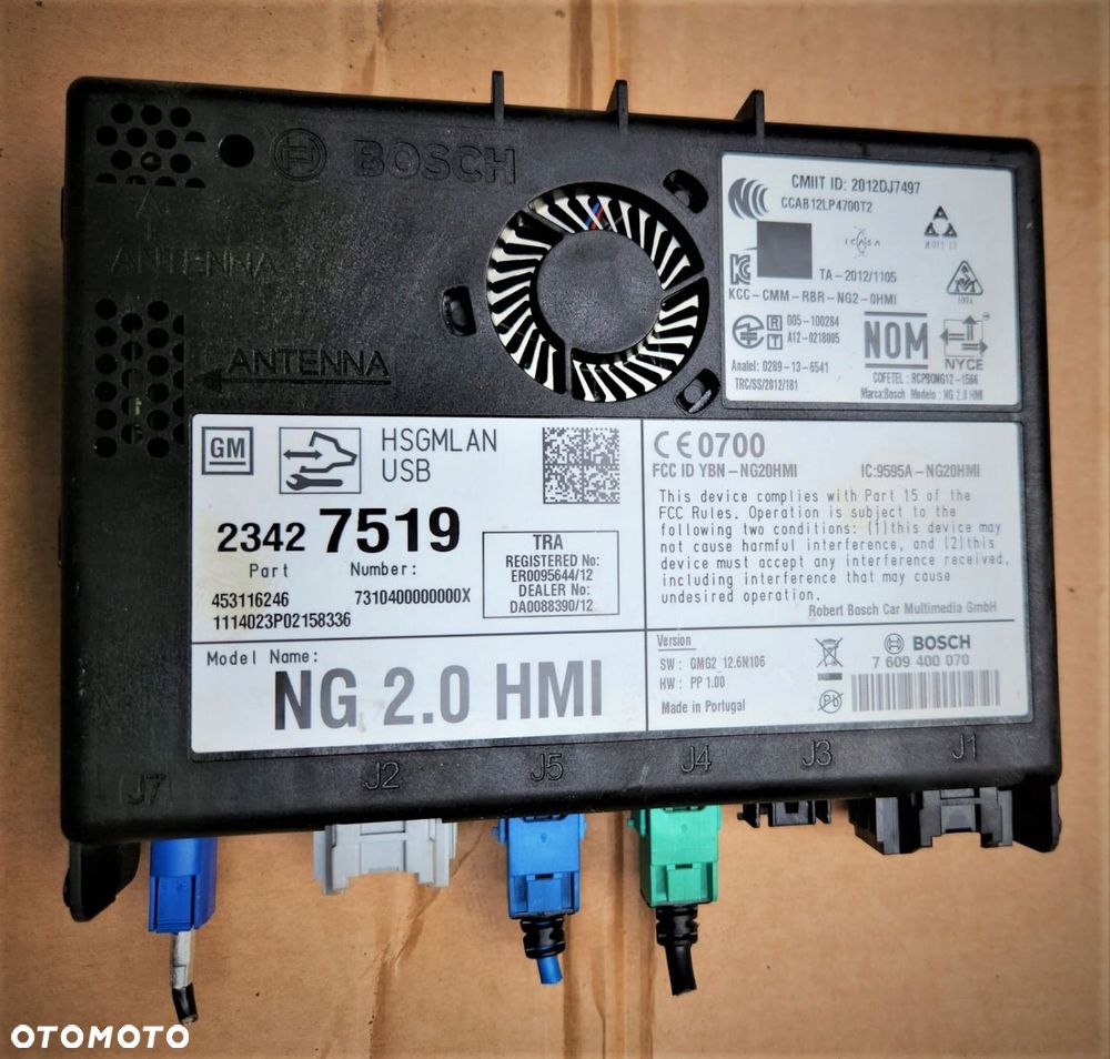 moduł hmi 23427519 opel insignia lift 2013-2017 - 1