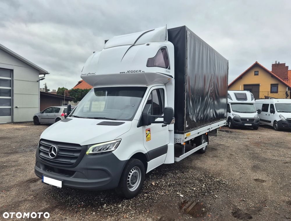 Mercedes-Benz SPRINTER 319 12EP JEGGER FULL LED 2023 DRZWI TYŁ KLIMATYZACJA WEBASTO PODUSZKI SALON PL BEZWYPADKOWY SERWISOWANY W ASO MB BEZ KLUCZYKOWY DOSTĘP - 3