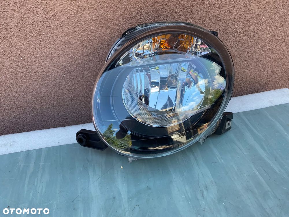 lampa fiat 500 czarna lewa eu cała - 2