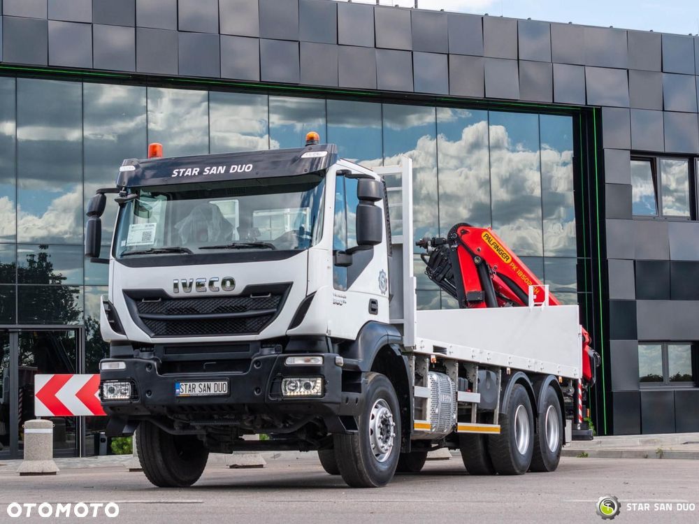 Iveco TRAKKER 360 6x4 PALFINGER PK 18502 SH HDS Żuraw Rotator - 6
