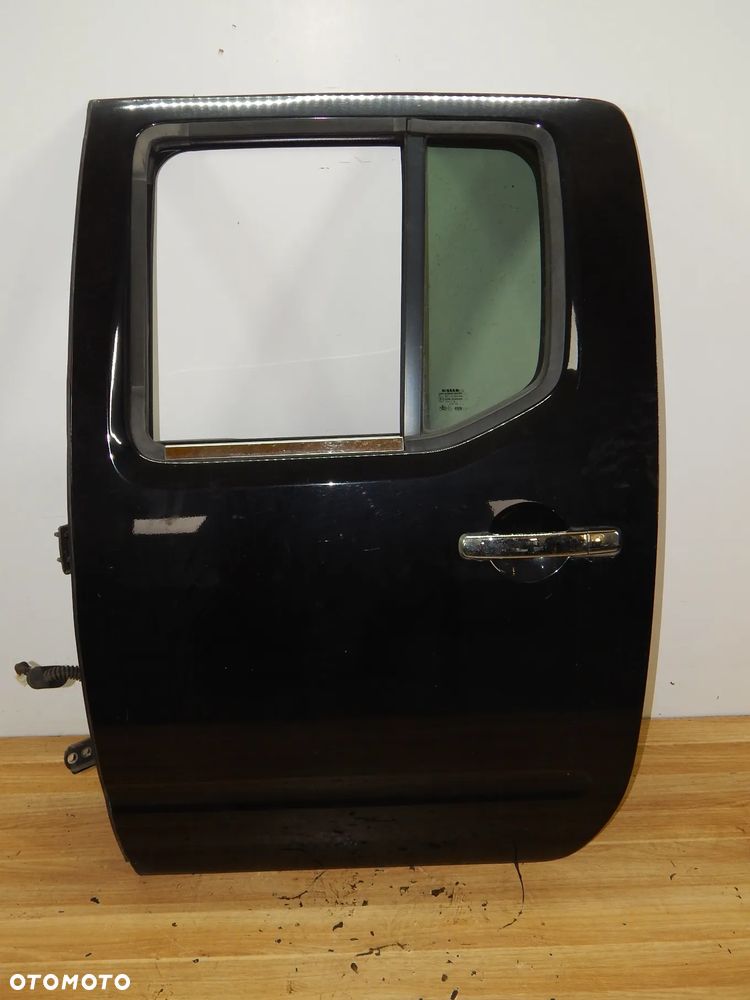 Drzwi lewy przód tył Nissan Navara D40 Pathfinder R51 05-14 czarne GN0 Łuków części - 2