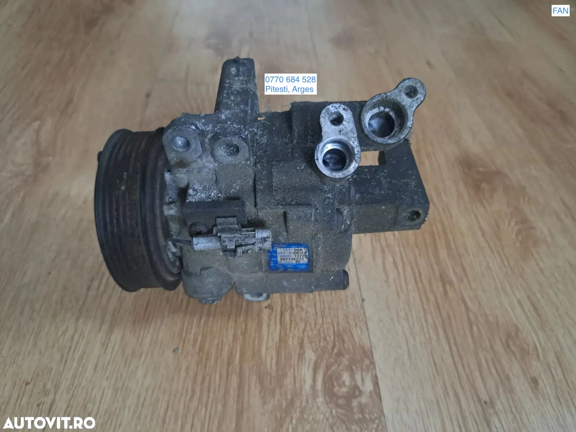 Compresor clima ac aer conditionat Toyota Aygo, Peugeot 107, Citroen C1 1.0i benzina 2005-2014 - 1
