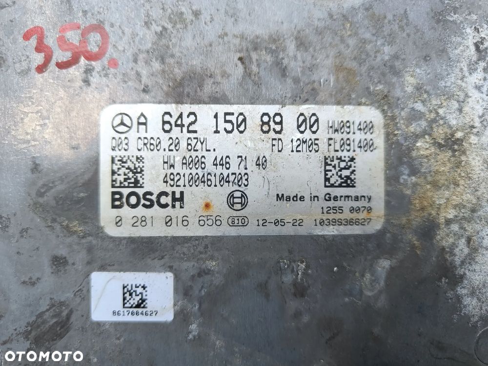 MERCEDES W207 W212 W218 3.0 V6 350 CDI STEROWNIK SILNIKA A6421508900 - 2